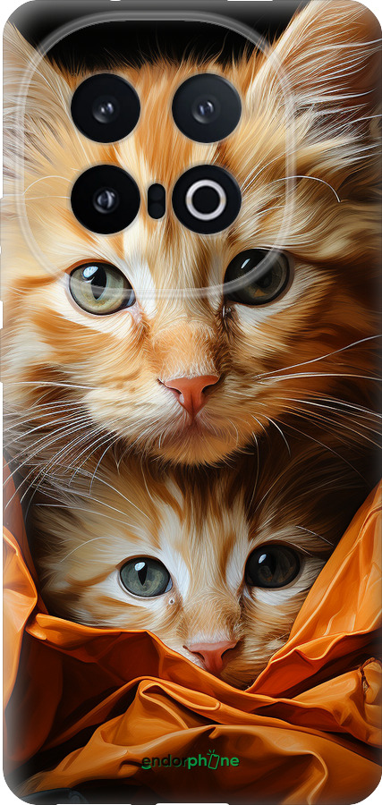 Силиконовый чехол Котики 2 для Vivo IQOO 13 - 5664u-3913 изображение 