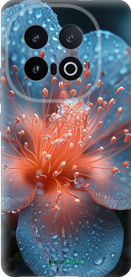 Силиконовый чехол Роса на цветке для Vivo IQOO 13 - 6039u-3913 изображение 