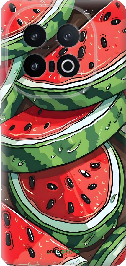 Силиконовый чехол Арбуз для Vivo IQOO 13 - 6315u-3913 изображение 