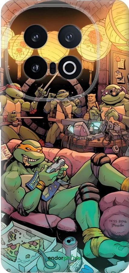 Силиконовый чехол Черепашки нинзя для Vivo IQOO 13 - 6346u-3913 изображение 