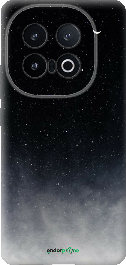 Силіконовий чехол Голубые облака, Голубая луна для Vivo IQOO 13 - 6396u-3913 изображение 