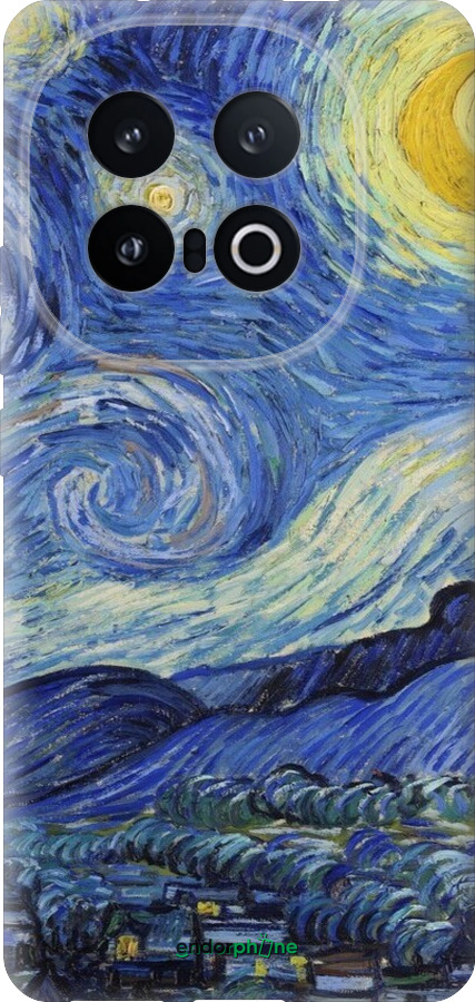 Силиконовый чехол «Звездная ночь» Винсента Ван Гога для Vivo IQOO 13 - 6433u-3913 изображение 