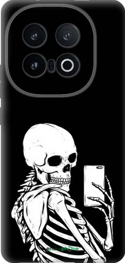 Силиконовый чехол Скелет делает Selfie для Vivo IQOO 13 - 6535u-3913 изображение 