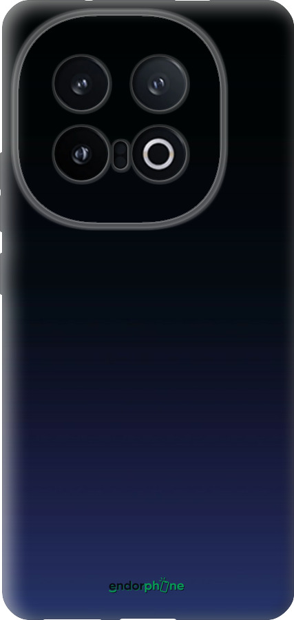 Силиконовый чехол Градиент в тёмно - синем стиле для Vivo IQOO 13 - 6542u-3913 изображение 