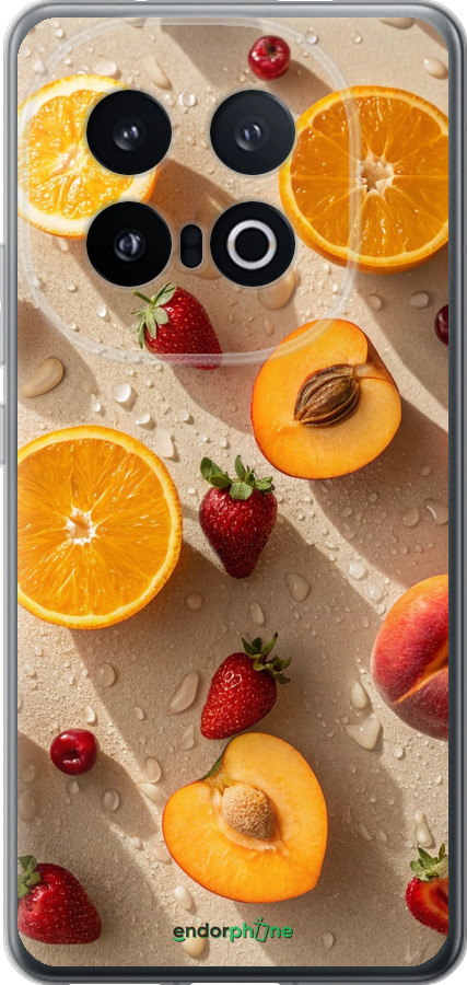 Силиконовый чехол Фрукты 3 для Vivo IQOO 13 - 6703u-3913 изображение 