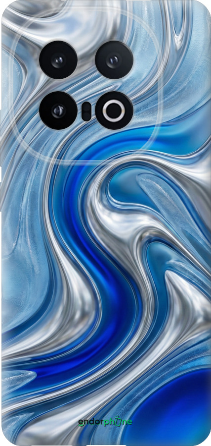 Силиконовый чехол Liquid Chrome для Vivo IQOO 13 - 6781u-3913 изображение 