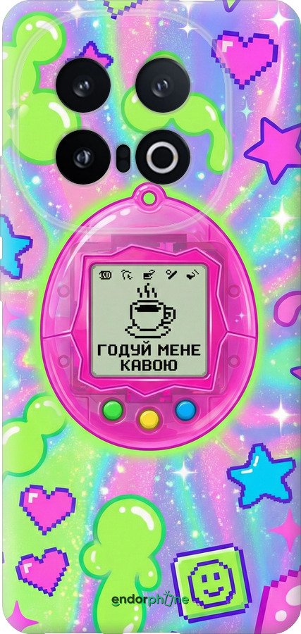 Силиконовый чехол Y2K Aesthetic Retro Pet: Годуй мене кавою для Vivo IQOO 13 - 6784u-3913 изображение 