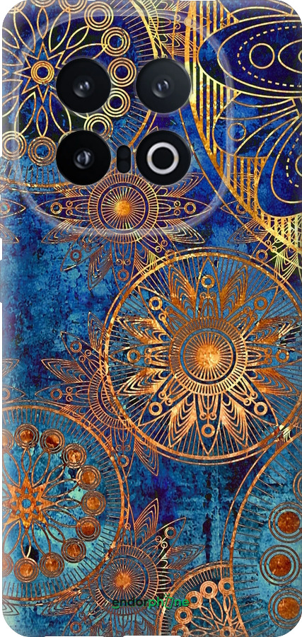 Силиконовый чехол Золотой узор для Vivo IQOO 13 - 678u-3913 изображение 