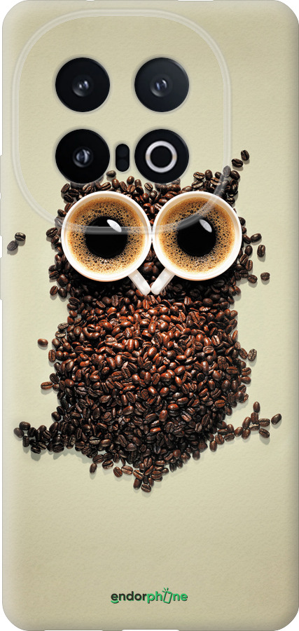 Силиконовый чехол Сова из кофе для Vivo IQOO 13 - 777u-3913 изображение 