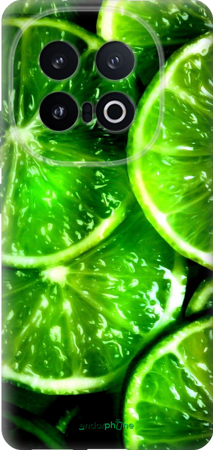 Силиконовый чехол Зелёные дольки лимона для Vivo IQOO 13 - 852u-3913 изображение 