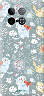 Силіконовий чехол Кошенята v3 для Vivo iQOO Z10 Turbo - 1223u-4150 изображение 