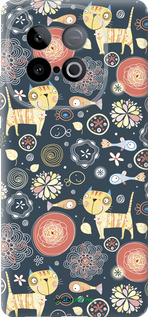 Силиконовый чехол Котята v4 для Vivo IQOO Neo 10 5G - 1224u-3920 изображение 