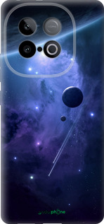 Силиконовый чехол Планеты в синем космосе для Vivo Y300 GT 5G - 171u-4151 изображение 