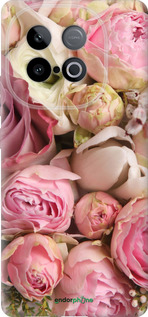 Силиконовый чехол Розы v2 для Vivo Y300 GT 5G - 2320u-4151 изображение 