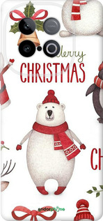 Силиконовый чехол Merry Christmas для Vivo IQOO Neo 10 5G - 4106u-3920 изображение 