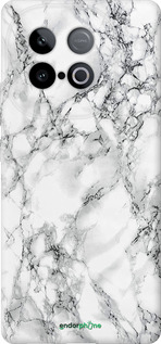 Силиконовый чехол Мрамор белый для Vivo IQOO Neo 10 5G - 4480u-3920 изображение 