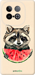 Силіконовий чехол Єнотик з кавуном для Vivo iQOO Z10 Turbo - 4605u-4150 изображение 