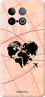 Силиконовый чехол Путешествуй для Vivo iQOO Z10 Turbo - 4607u-4150 изображение 