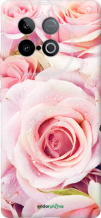 Силіконовий чехол Троянди для Vivo iQOO Z10 Turbo - 525u-4150 изображение 