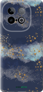 Силиконовый чехол Ночь золотые звезды для Vivo IQOO Neo 10 5G - 5421u-3920 изображение 