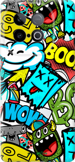 Силиконовый чехол Стикеры v4 для Vivo iQOO Z10 Turbo - 5508u-4150 изображение 