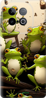 Силиконовый чехол Жабки для Vivo Y300 GT 5G - 5656u-4151 изображение 