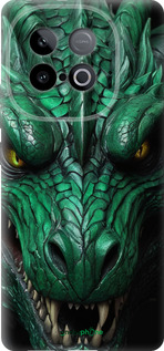 Силиконовый чехол Зелёный дракон v2 для Vivo iQOO Z10 Turbo - 5817u-4150 изображение 