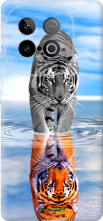 Силиконовый чехол Тигр для Vivo Y300 GT 5G - 6016u-4151 изображение 