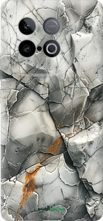 Силиконовый чехол Серый мрамор для Vivo iQOO Z10 Turbo - 6041u-4150 изображение 