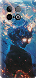 Силиконовый чехол Сатору Годжо для Vivo Y300 GT 5G - 6129u-4151 изображение 