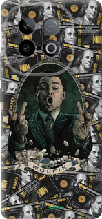 Силиконовый чехол Волк с валл стрит для Vivo Y300 GT 5G - 6287u-4151 изображение 