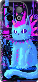 Силиконовый чехол Кот панк для Vivo Y300 GT 5G - 6311u-4151 изображение 