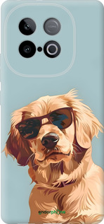 Силіконовий чехол Пес в очках для Vivo iQOO Z10 Turbo - 6381u-4150 изображение 