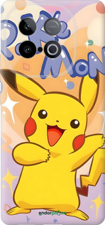 Силиконовый чехол Пикачу для Vivo Y300 GT 5G - 6383u-4151 изображение 