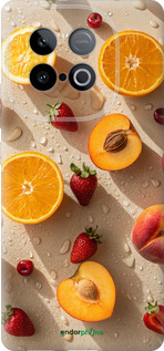 Силиконовый чехол Фрукты 3 для Vivo iQOO Z10 Turbo - 6703u-4150 изображение 