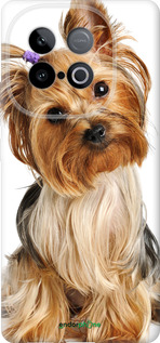 Силиконовый чехол Йоркширский терьер с хвостиком для Vivo Y300 GT 5G - 930u-4151 изображение 