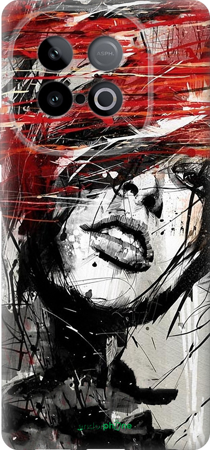 Силиконовый чехол Лицо девушки для Vivo IQOO Neo 10 5G - 1162u-3920 изображение 