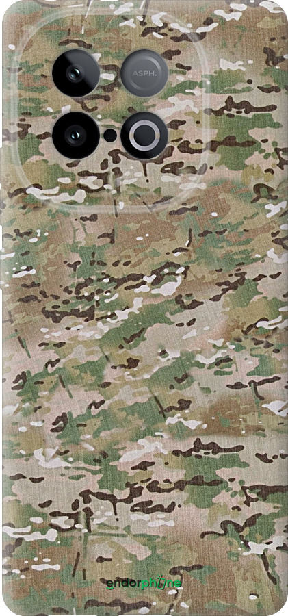 Силиконовый чехол Камуфляж v5 для Vivo iQOO Z10 Turbo - 1201u-4150 изображение 