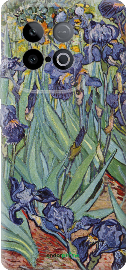 Силиконовый чехол Винсент Ван Гог. Ирисы для Vivo Y300 GT 5G - 161u-4151 изображение 