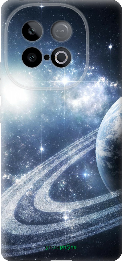 Силиконовый чехол Кольца Сатурна для Vivo Y300 GT 5G - 173u-4151 изображение 