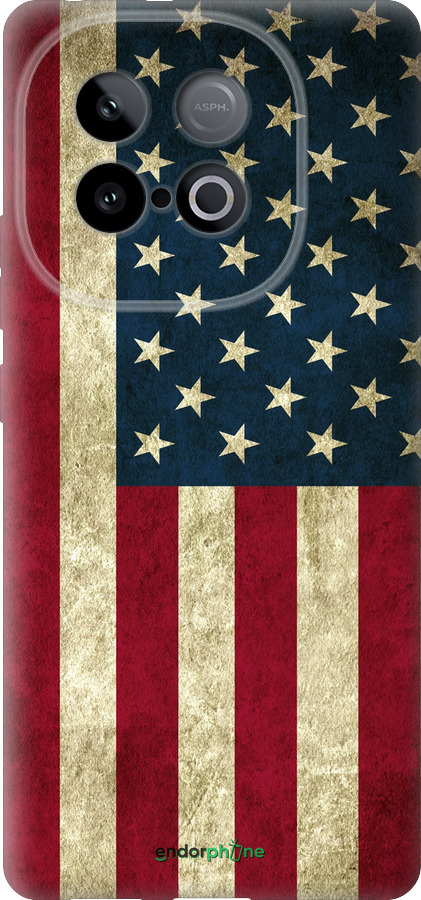 Силиконовый чехол Флаг США для Vivo Y300 GT 5G - 395u-4151 изображение 