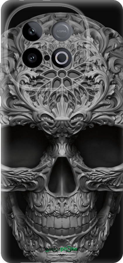 Силиконовый чехол skull-ornament для Vivo IQOO Neo 10 5G - 4101u-3920 изображение 