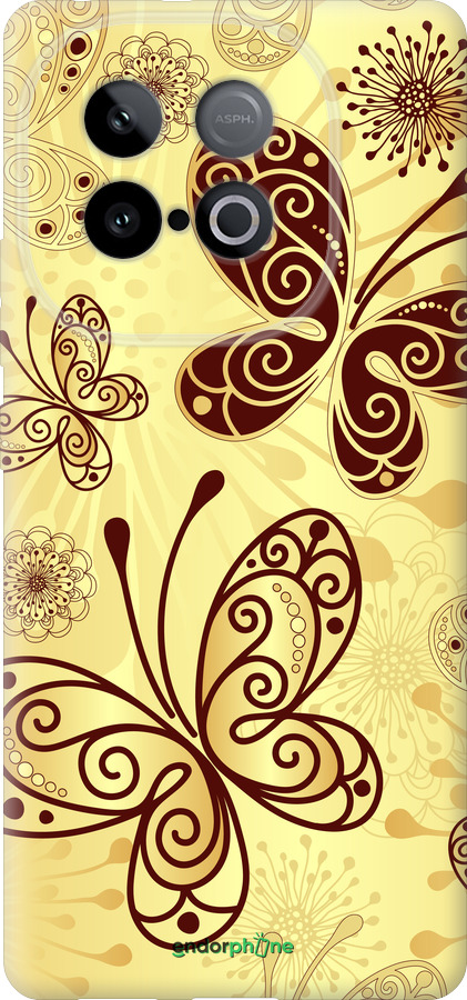 Силиконовый чехол Красивые бабочки для Vivo IQOO Neo 10 5G - 4170u-3920 изображение 