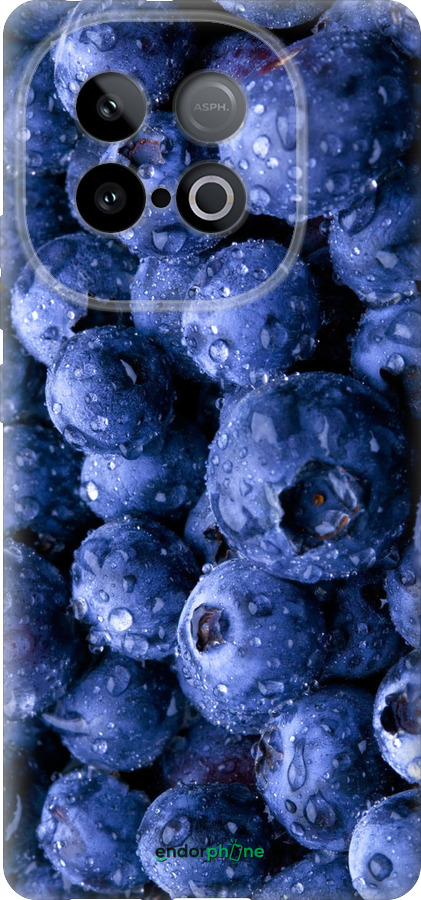 Силиконовый чехол Голубика для Vivo Y300 GT 5G - 4459u-4151 изображение 