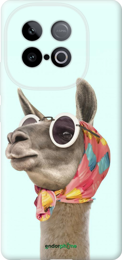 Силиконовый чехол Модная лама для Vivo Y300 GT 5G - 4479u-4151 изображение 