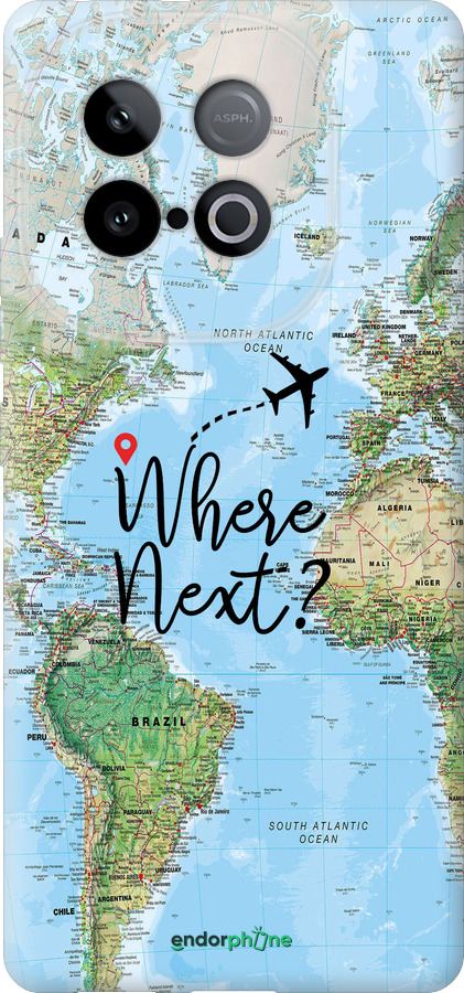 Силиконовый чехол Путешествие для Vivo Y300 GT 5G - 4503u-4151 изображение 