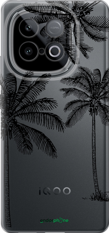 Силиконовый чехол Пальмы1 для Vivo Y300 GT 5G - 4634u-4151 изображение 