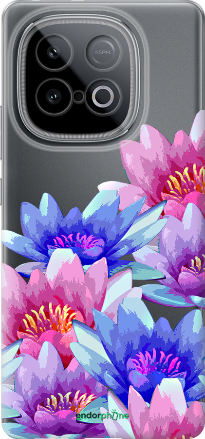 Силиконовый чехол Лотос для Vivo Y300 GT 5G - 4862u-4151 изображение 