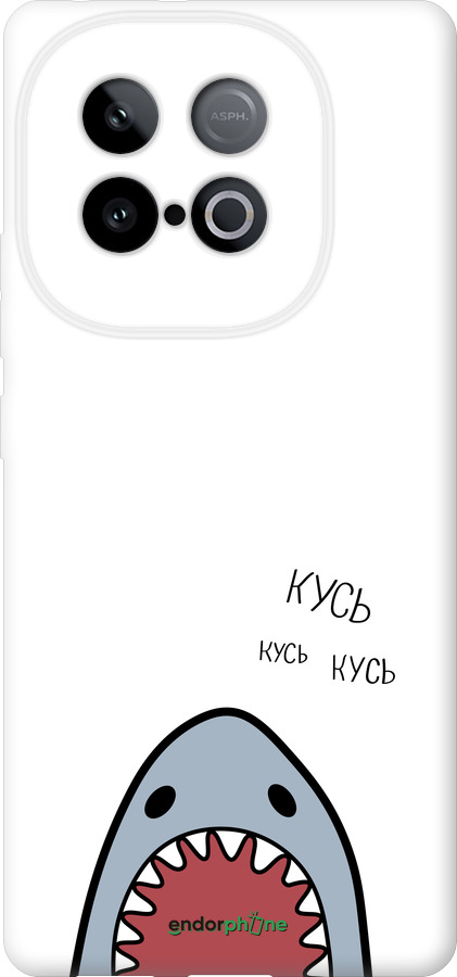 Силиконовый чехол Акула для Vivo iQOO Z10 Turbo - 4870u-4150 изображение 