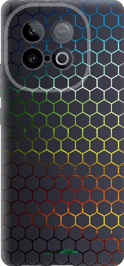 Силиконовый чехол Переливающиеся соты для Vivo IQOO Neo 10 5G - 498u-3920 изображение 